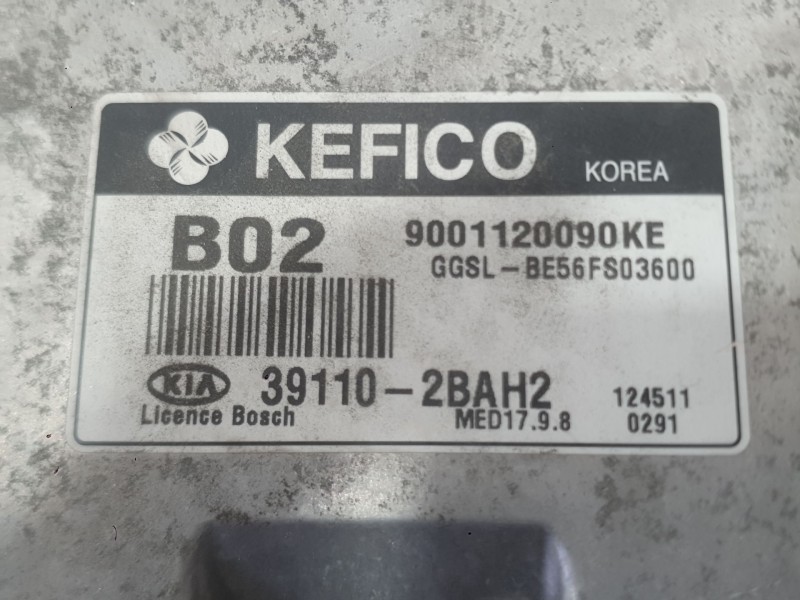 Recambio de centralita motor uce para kia sportage iii (sl) 1.6 gdi referencia OEM IAM 391102BAH2  
