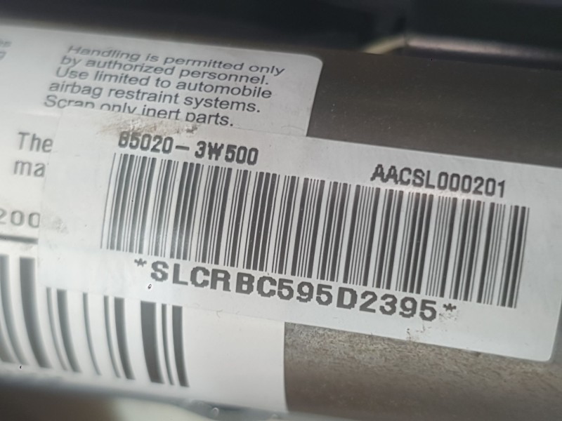Recambio de airbag cortina delantero derecho para kia sportage iii (sl) 1.6 gdi referencia OEM IAM 850203W500  