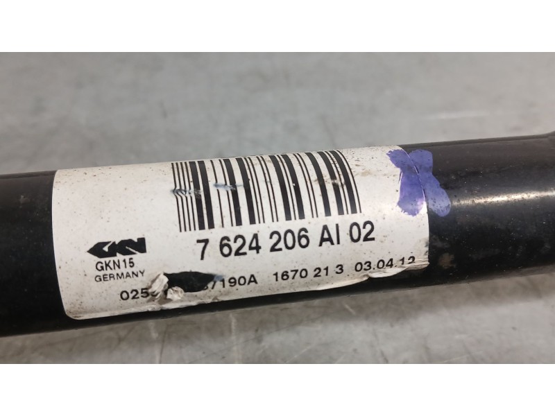 Recambio de transmision trasera derecha para bmw 1 (f20) 116 d referencia OEM IAM 33207624206  