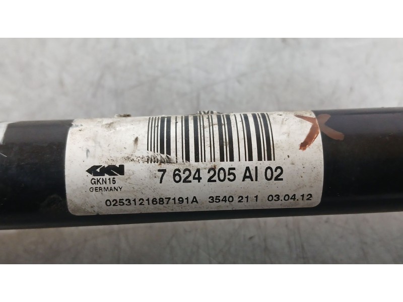Recambio de transmision trasera izquierda para bmw 1 (f20) 116 d referencia OEM IAM 33207624205  