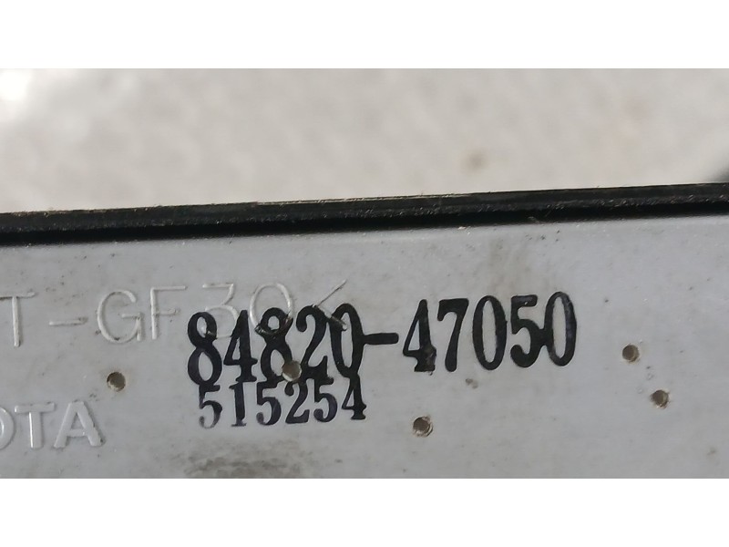Recambio de mando elevalunas delantero izquierdo para toyota prius (hw2) 1.5 hybrid (hw20) referencia OEM IAM 8482047050 C/MANDO