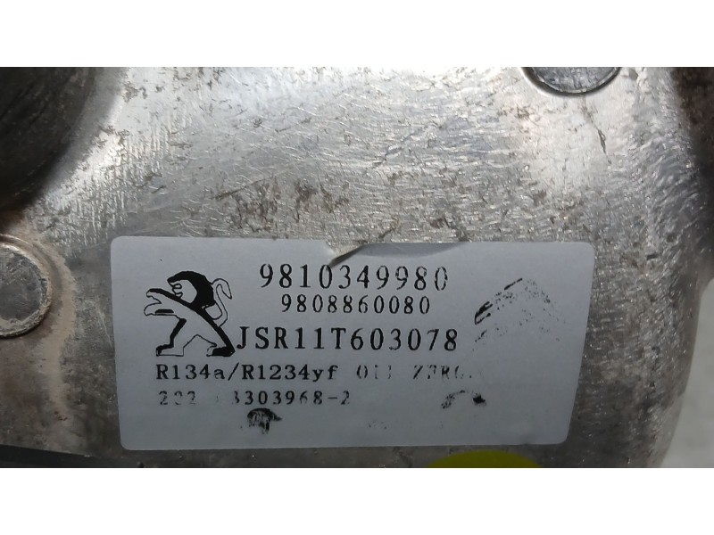 Recambio de compresor aire acondicionado para peugeot rifter 1.5 bluehdi 100 referencia OEM IAM 9829340280  