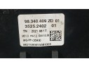 Recambio de mando climatizador para peugeot rifter 1.5 bluehdi 100 referencia OEM IAM 98340409ZD  