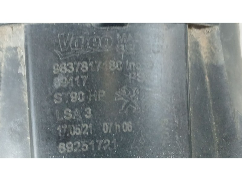 Recambio de faro antiniebla derecho para peugeot rifter 1.5 bluehdi 100 referencia OEM IAM   