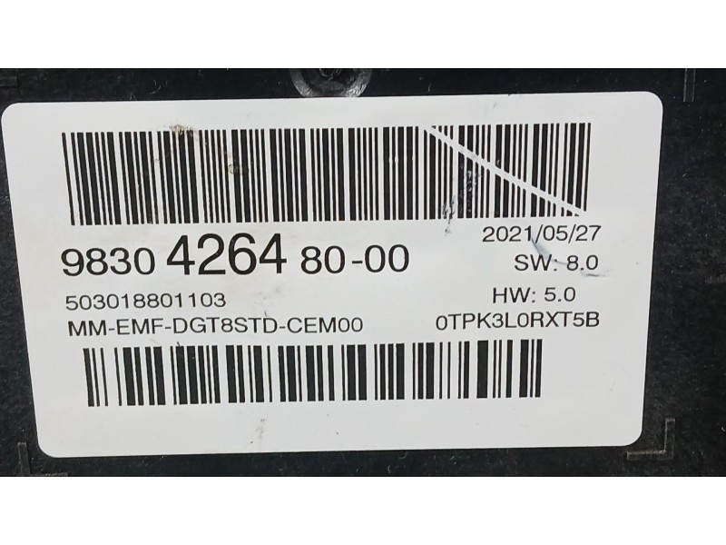 Recambio de sistema navegacion gps para peugeot rifter 1.5 bluehdi 100 referencia OEM IAM   