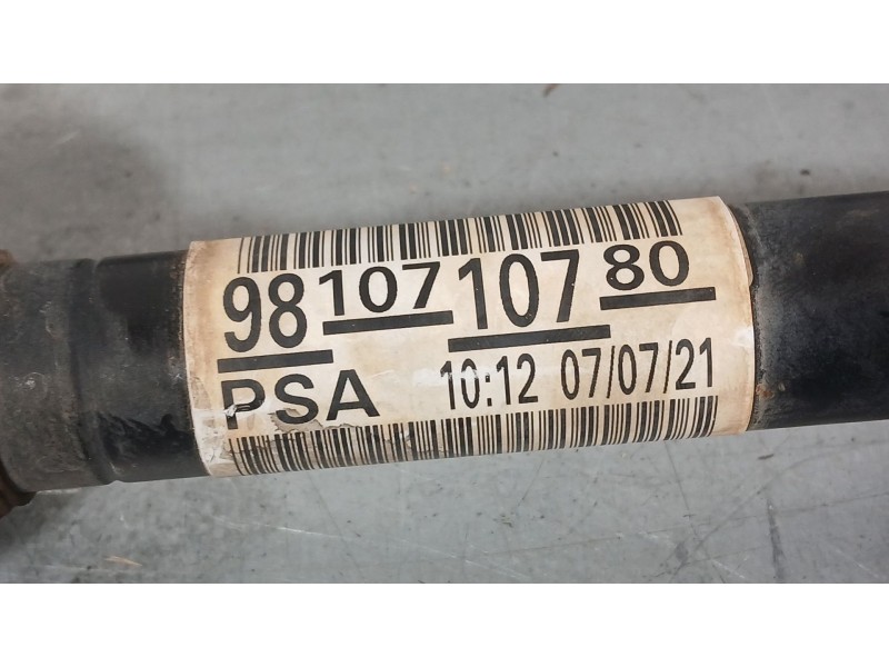 Recambio de transmision delantera derecha para peugeot rifter 1.5 bluehdi 100 referencia OEM IAM 9815636080 1667425780 