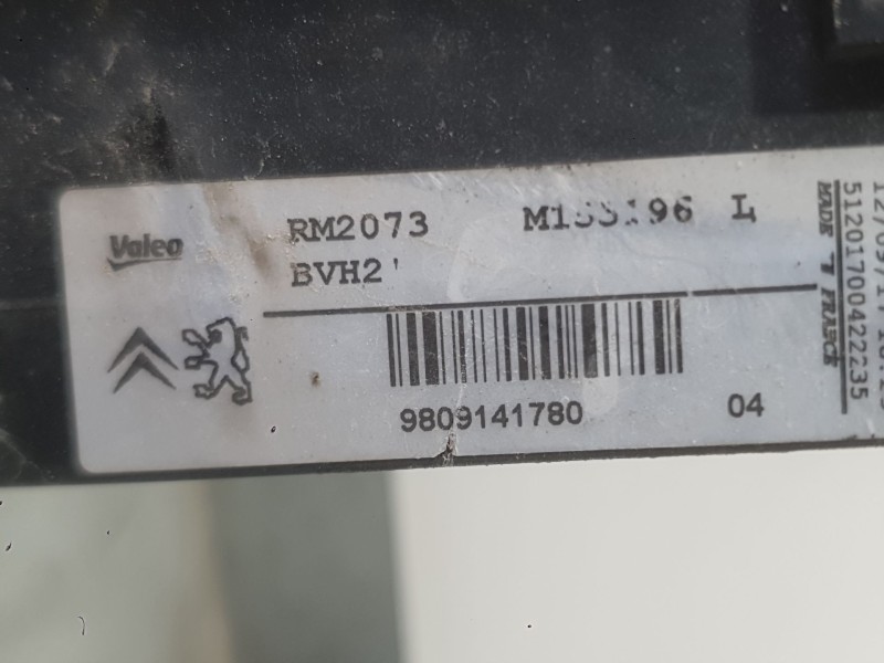 Recambio de radiador agua para peugeot 3008 ii suv (mc_, mr_, mj_, m4_) 1.2 thp/ puretech 130 (mrhnsm, mrhnsu, mrhnsj, mrhnyw,..
