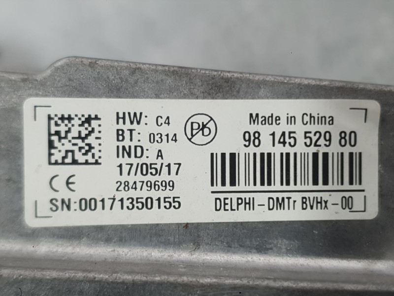 Recambio de centralita start / stop para peugeot 3008 ii suv (mc_, mr_, mj_, m4_) 1.2 thp/ puretech 130 (mrhnsm, mrhnsu, mrhnsj,