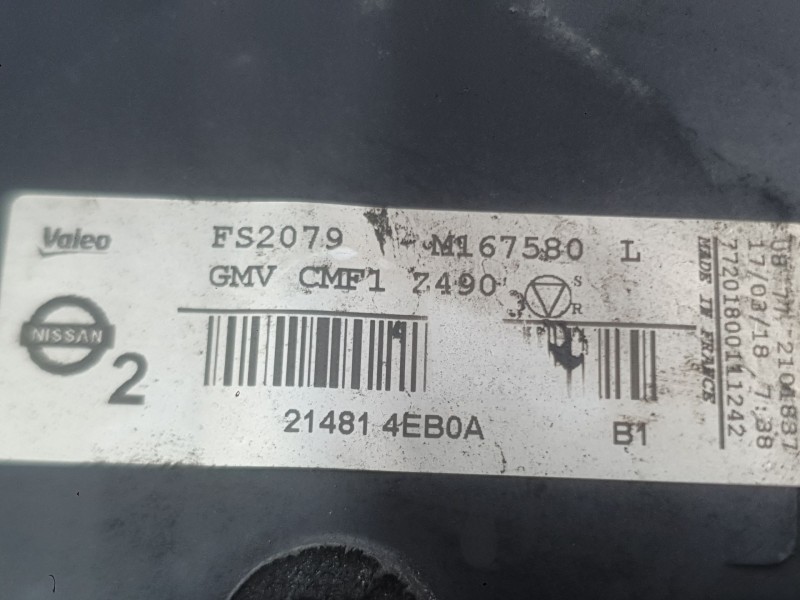 Recambio de electroventilador para renault kadjar (ha_, hl_) 1.6 dci 130 referencia OEM IAM 214814EB0A  