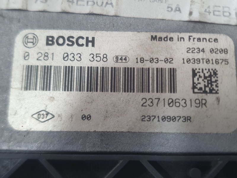 Recambio de centralita motor uce para renault kadjar (ha_, hl_) 1.6 dci 130 referencia OEM IAM 237109073R  