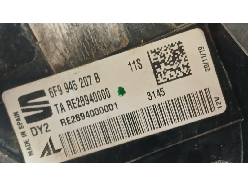 Recambio de piloto trasero izquierdo exterior para seat arona (kj7, kjp) 1.0 tgi referencia OEM IAM 6F9945207B  