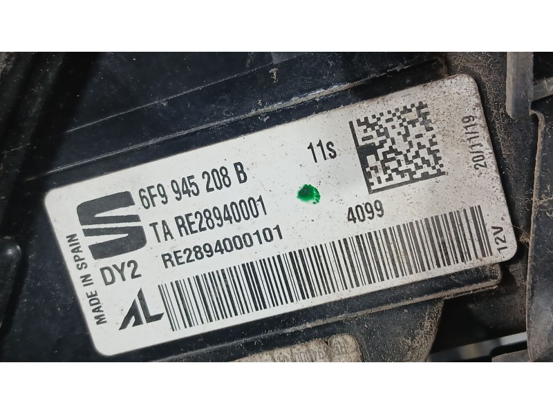 Recambio de piloto trasero derecho exterior para seat arona (kj7, kjp) 1.0 tgi referencia OEM IAM 6F9945208B  