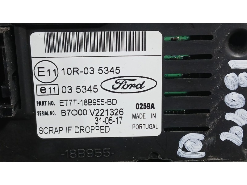 Recambio de pantalla multifuncion para ford tourneo courier b460 monospace 1.0 ecoboost referencia OEM IAM   