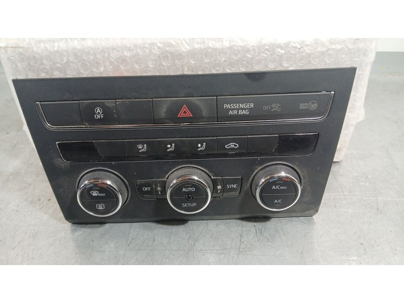 Recambio de mando climatizador para seat leon (5f1) 1.4 tsi referencia OEM IAM 5F0907044AKYMS  