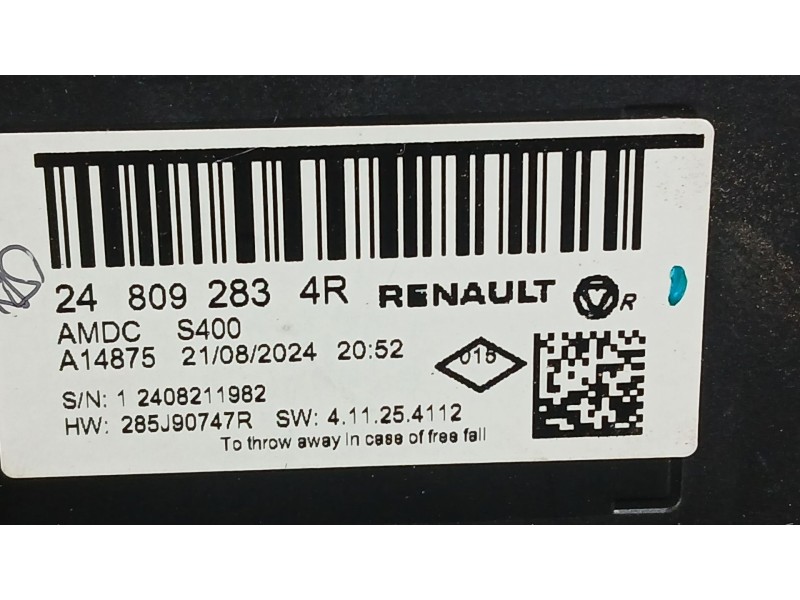 Recambio de cuadro instrumentos para renault captur ii (hf_) 1.0 tce 90 eco-g (hfm6) referencia OEM IAM 248098504R  