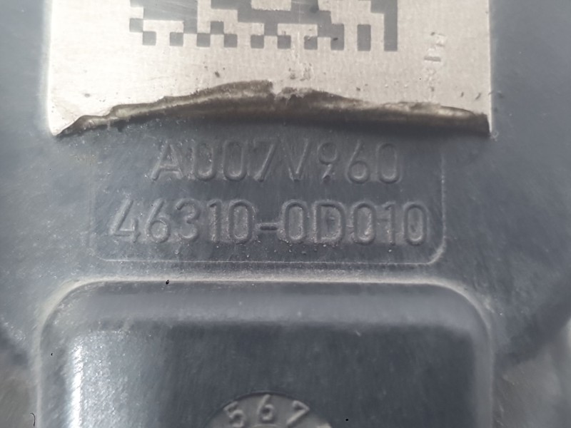 Recambio de pinza freno trasera derecha para toyota yaris (_p21_, _pa1_, _ph1_) 1.5 hybrid (mxph11) referencia OEM IAM 463100D01