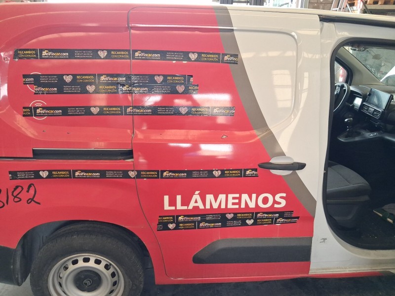 Recambio de puerta lateral corredera derecha para citroën berlingo furgón/monospace (k9) 1.5 bluehdi 100 referencia OEM IAM 9820