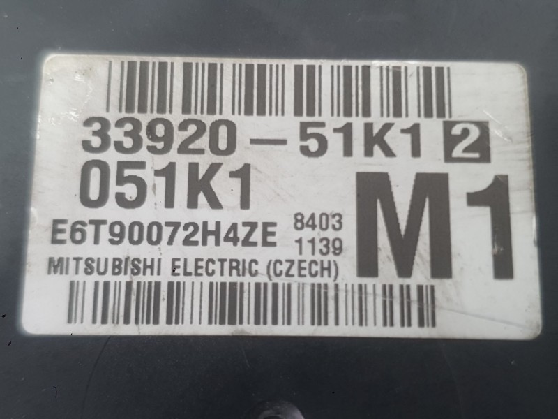 Recambio de centralita motor uce para opel agila b (h08) 1.2 (f68) referencia OEM IAM 95509287  