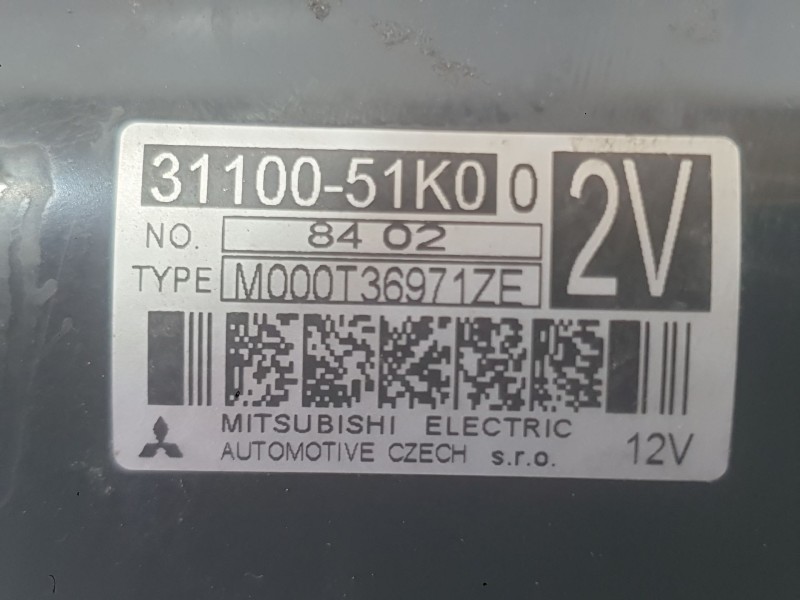 Recambio de motor arranque para opel agila b (h08) 1.2 (f68) referencia OEM IAM 93194147 95520330 