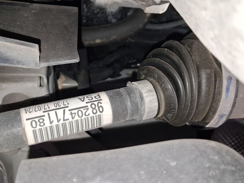 Recambio de transmision delantera derecha para citroën berlingo furgón/monospace (k9) 1.5 bluehdi 100 referencia OEM IAM 9806699