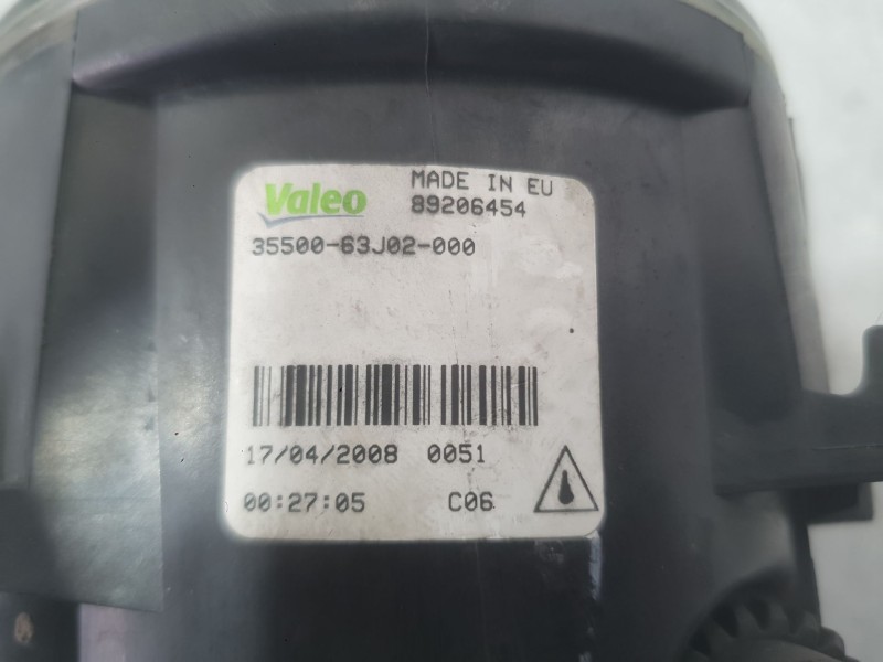 Recambio de faro antiniebla derecho para opel agila b (h08) 1.2 (f68) referencia OEM IAM 95509057  