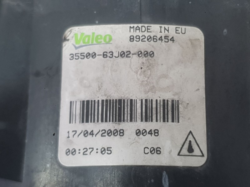 Recambio de faro antiniebla izquierdo para opel agila b (h08) 1.2 (f68) referencia OEM IAM 95509057  
