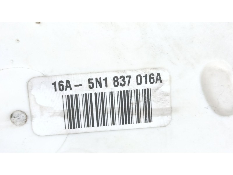 Recambio de cerradura puerta delantera derecha para seat ibiza iv (6j5, 6p1) 1.2 referencia OEM IAM 5N1837016A  