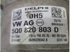 Recambio de compresor aire acondicionado para seat ibiza iv (6j5, 6p1) 1.4 tdi referencia OEM IAM 5Q0820803D  