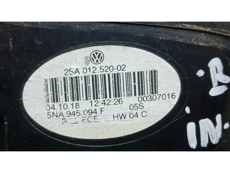 Recambio de piloto trasero derecho interior para volkswagen tiguan (ad1, ax1) 1.5 tsi referencia OEM IAM 5NA945094F  
