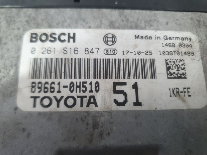 Recambio de centralita motor uce para toyota aygo (_b4_) 1.0 (kgb40) referencia OEM IAM 896610H510  