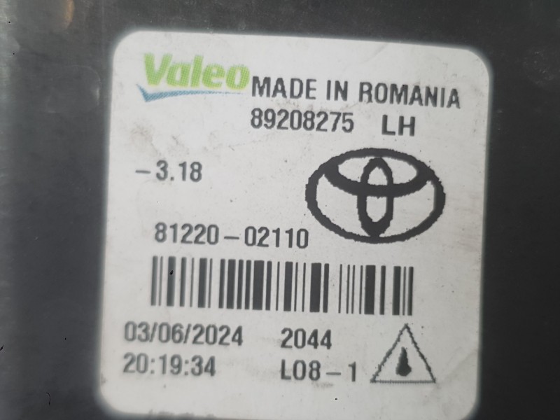 Recambio de faro antiniebla izquierdo para toyota aygo (_b4_) 1.0 (kgb40) referencia OEM IAM 8122002110  