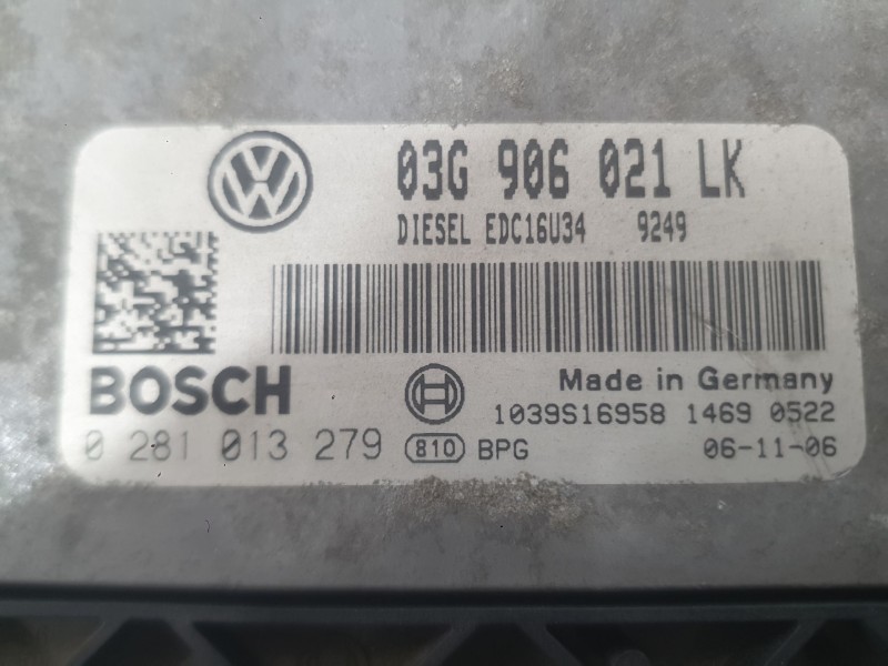 Recambio de centralita motor uce para seat leon (1p1) 1.9 tdi referencia OEM IAM   