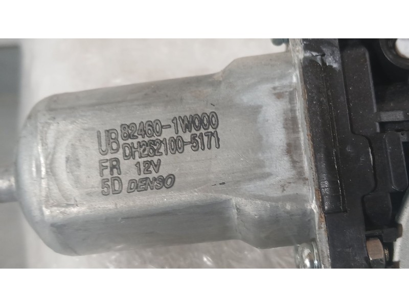Recambio de elevalunas delantero derecho para kia rio iii (ub) 1.2 cvvt referencia OEM IAM 824601W000 2 PINS 