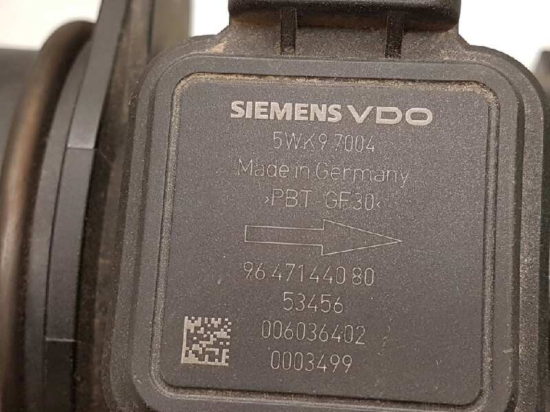 Recambio de caudalimetro para peugeot 107 urban referencia OEM IAM 9647144080 5WK97004 SIEMENS VDO
