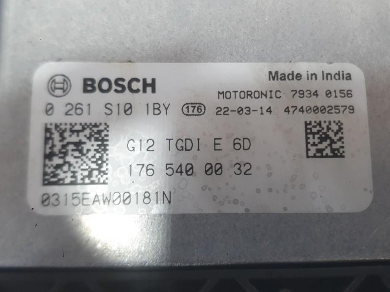 Recambio de centralita motor uce para ssangyong tivoli 1.2 referencia OEM IAM   