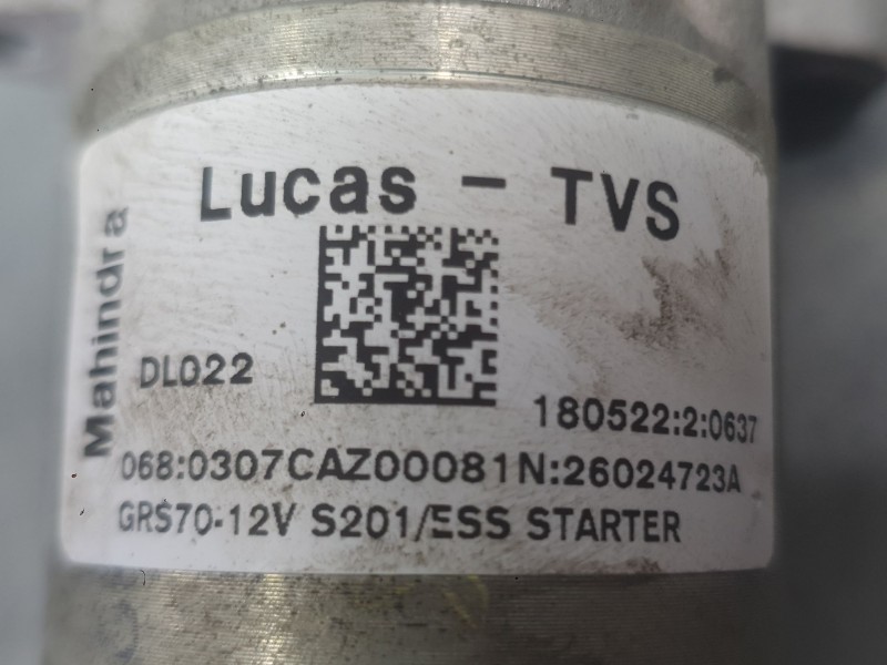 Recambio de motor arranque para ssangyong tivoli 1.2 referencia OEM IAM 1761510001  