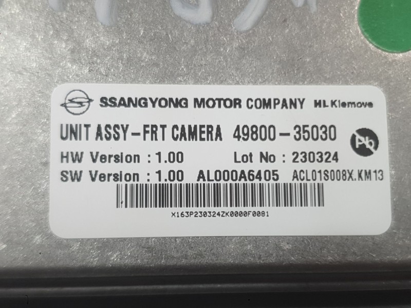 Recambio de camara para ssangyong tivoli 1.2 referencia OEM IAM 4980035000  