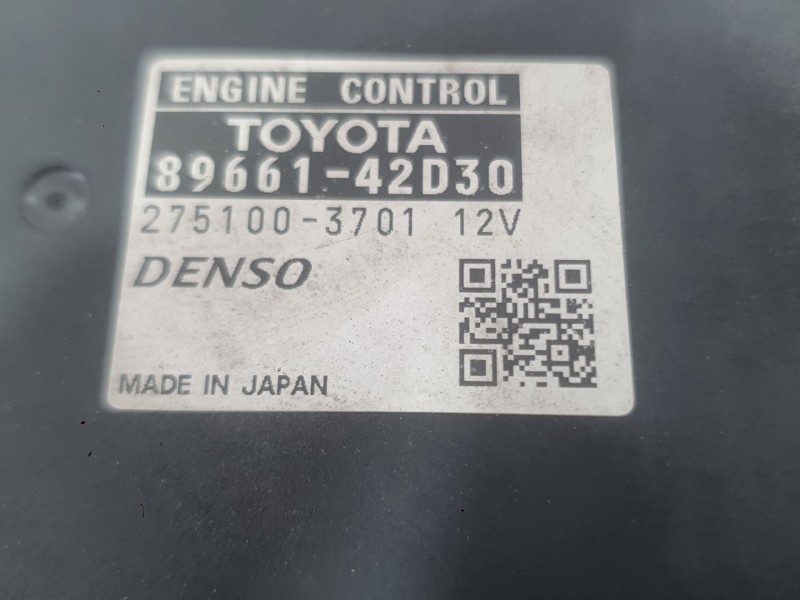 Recambio de centralita motor uce para toyota rav 4 iii (_a3_) 2.0 4wd (aca30_) referencia OEM IAM   