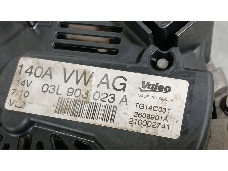 Recambio de alternador para volkswagen tiguan (5n_) 2.0 tdi referencia OEM IAM 03L903023  