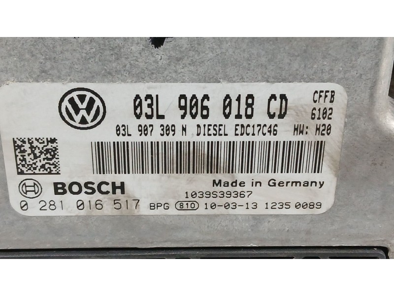 Recambio de centralita motor uce para volkswagen tiguan (5n_) 2.0 tdi referencia OEM IAM   