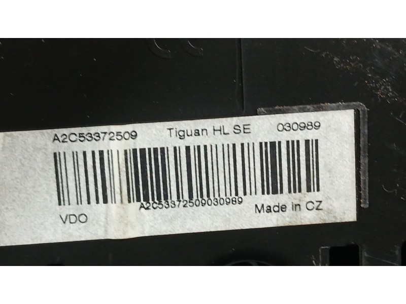 Recambio de cuadro instrumentos para volkswagen tiguan (5n_) 2.0 tdi referencia OEM IAM 5N0920871C  