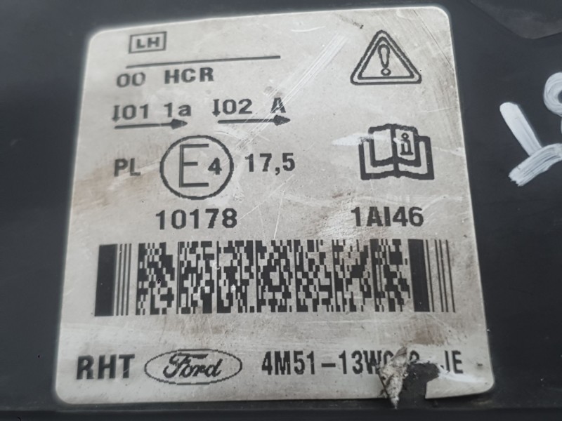 Recambio de faro izquierdo para ford focus ii descapotable 2.0 referencia OEM IAM 1480990  