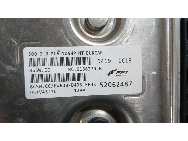 Recambio de centralita motor uce para fiat 500 (312_) 0.9 (312axm1b) referencia OEM IAM   
