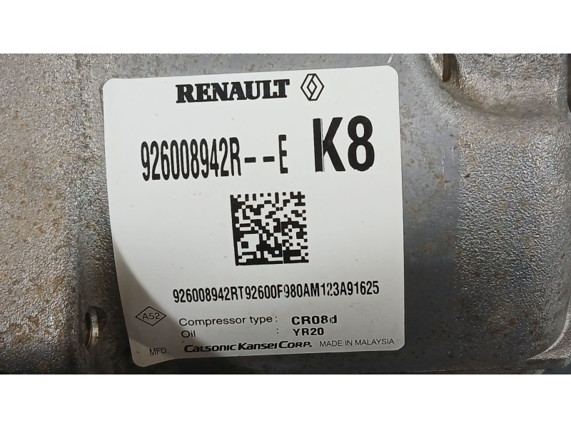 Recambio de compresor aire acondicionado para renault express furgón/monospace 1.5 blue dci 75 (f6aa) referencia OEM IAM 9260089