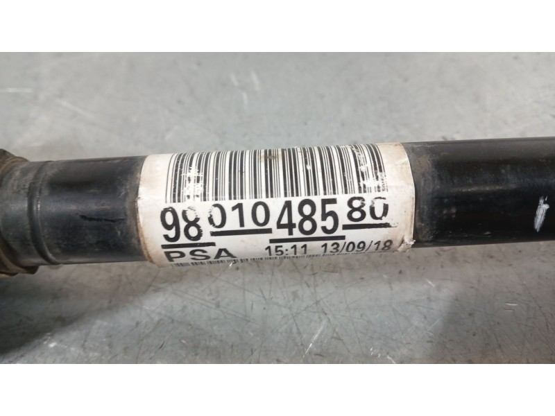 Recambio de transmision delantera izquierda para citroën c4 cactus 1.2 thp 110 referencia OEM IAM 9801048580 1612690380 
