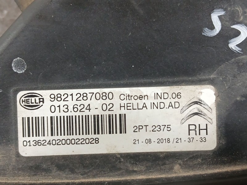 Recambio de piloto delantero derecho para citroën c4 cactus 1.2 thp 110 referencia OEM IAM   