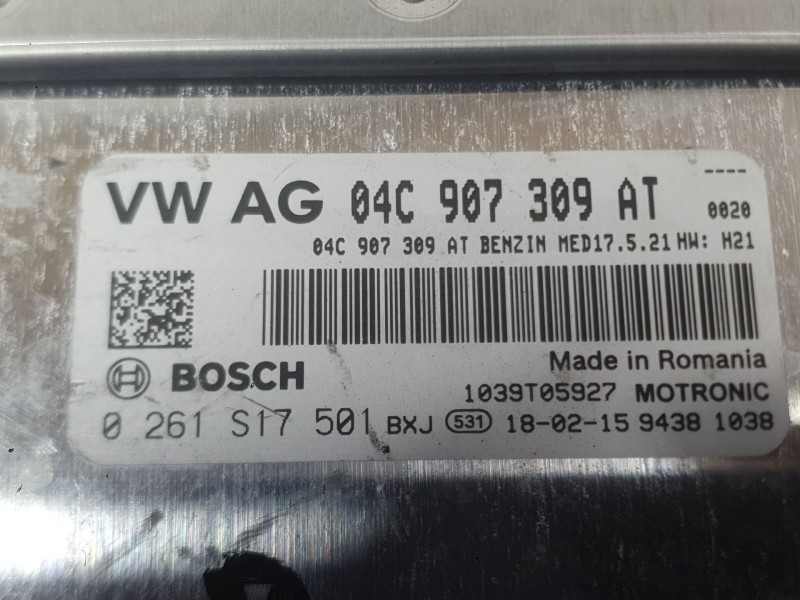 Recambio de centralita motor uce para volkswagen polo vi (aw1, bz1, ae1, bz3) 1.0 tsi referencia OEM IAM 04C906026BD  