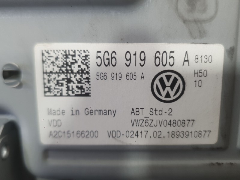 Recambio de sistema navegacion gps para volkswagen polo vi (aw1, bz1, ae1, bz3) 1.0 tsi referencia OEM IAM 5NN919605  