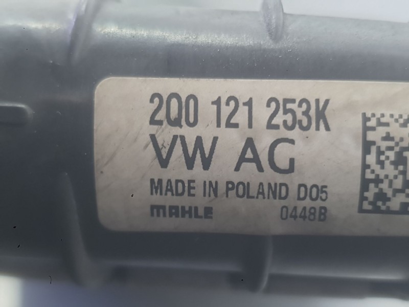 Recambio de radiador agua para volkswagen polo vi (aw1, bz1, ae1, bz3) 1.0 tsi referencia OEM IAM 2Q0121253K  