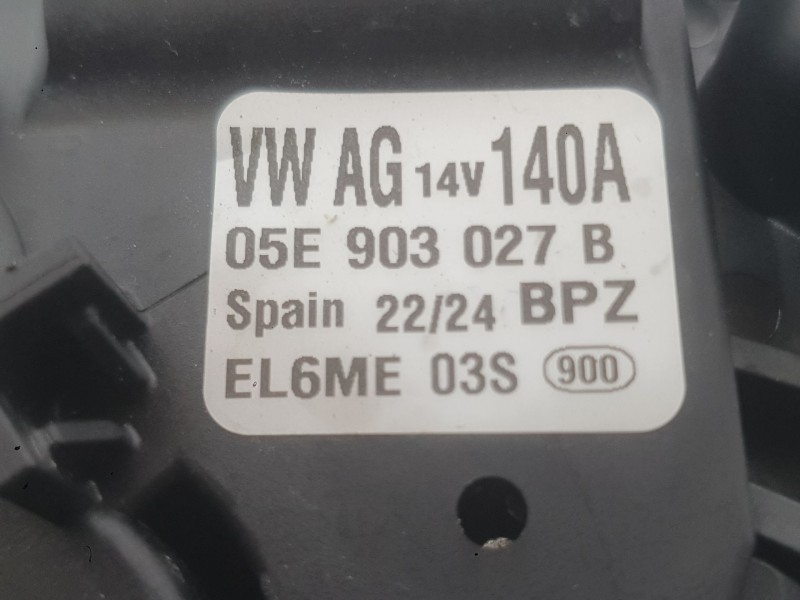 Recambio de alternador para volkswagen taigo (cs1) 1.5 tsi referencia OEM IAM 04E903015H  